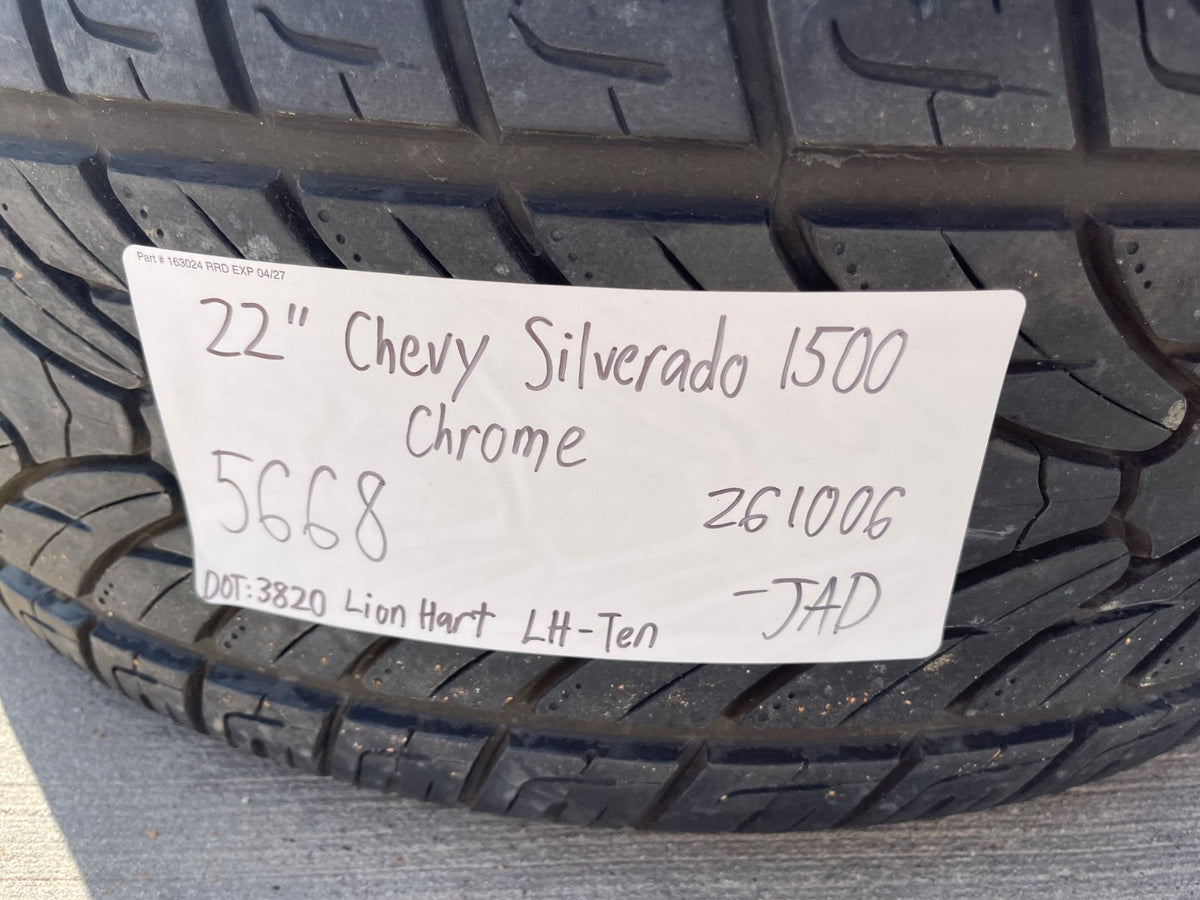 24" 24x9 GMC Yukon Chevy Tahoe 1500 OEM replica wheel rim 5668 spare single