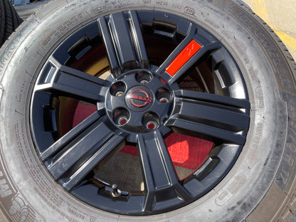 17" Nissan Rogue OEM Rock Creek wheels rims SET Pathfinder Murano MICHELIN NEW