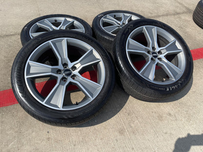 20" Audi Q5 wheels rims OEM 59075 Q3 Q7 Q8 SQ5 SQ3 RS S SET GOODYEAR