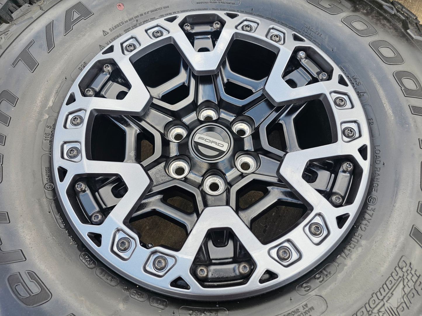 (4) 17" Ford F-150 Raptor R OEM BEADLOCK rims wheels 2024 2025 2026 2027 BFG NEW