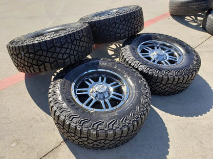 18x9 GEAR 737 wheels rims tires Ford F-150 Chevy RAM 1500 Tacoma 6x139 6x135
