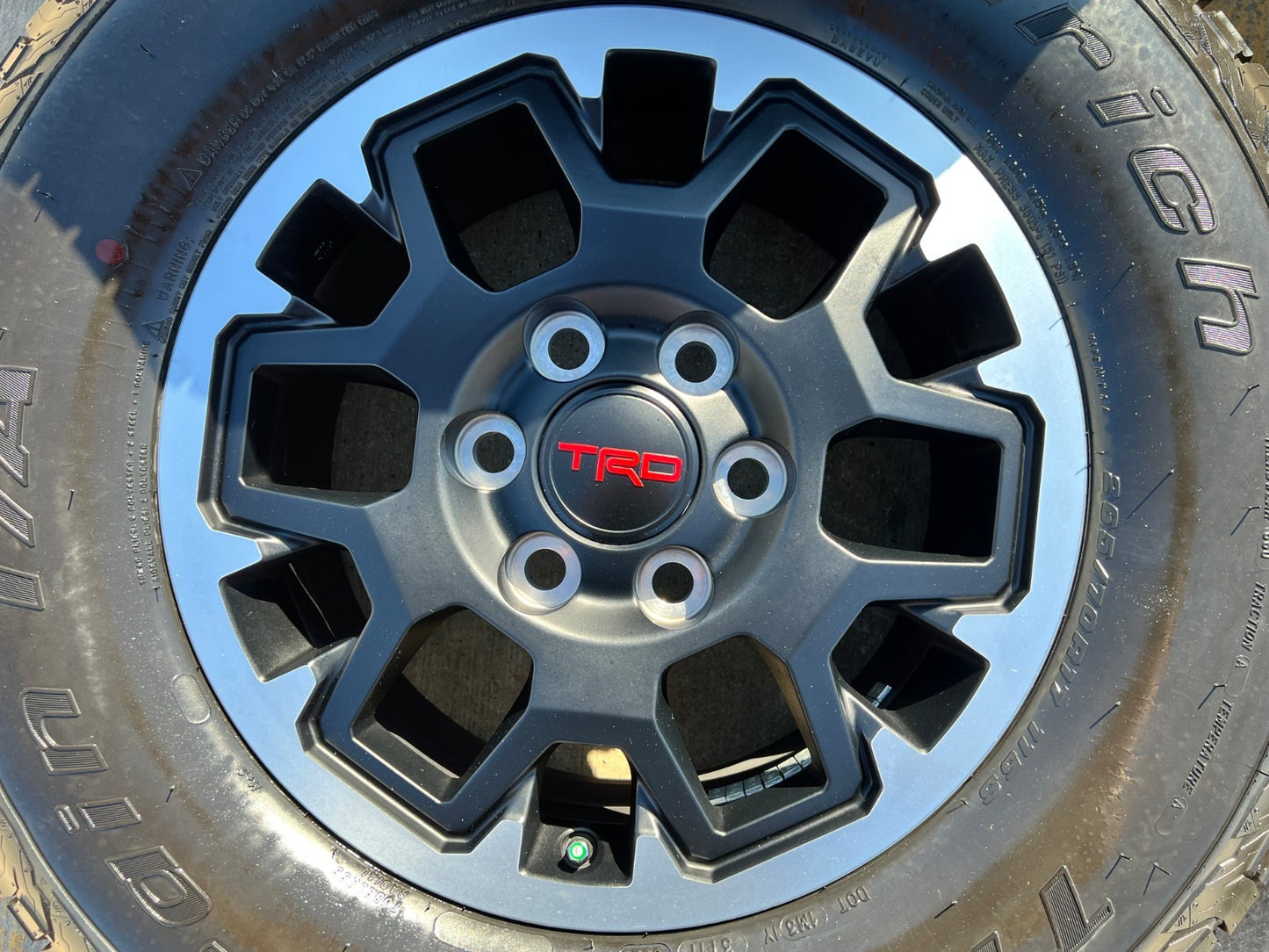 17" Toyota Tacoma 4Runner TRD OEM 10638 wheels rims 2024 2025 2026 BFG NEW