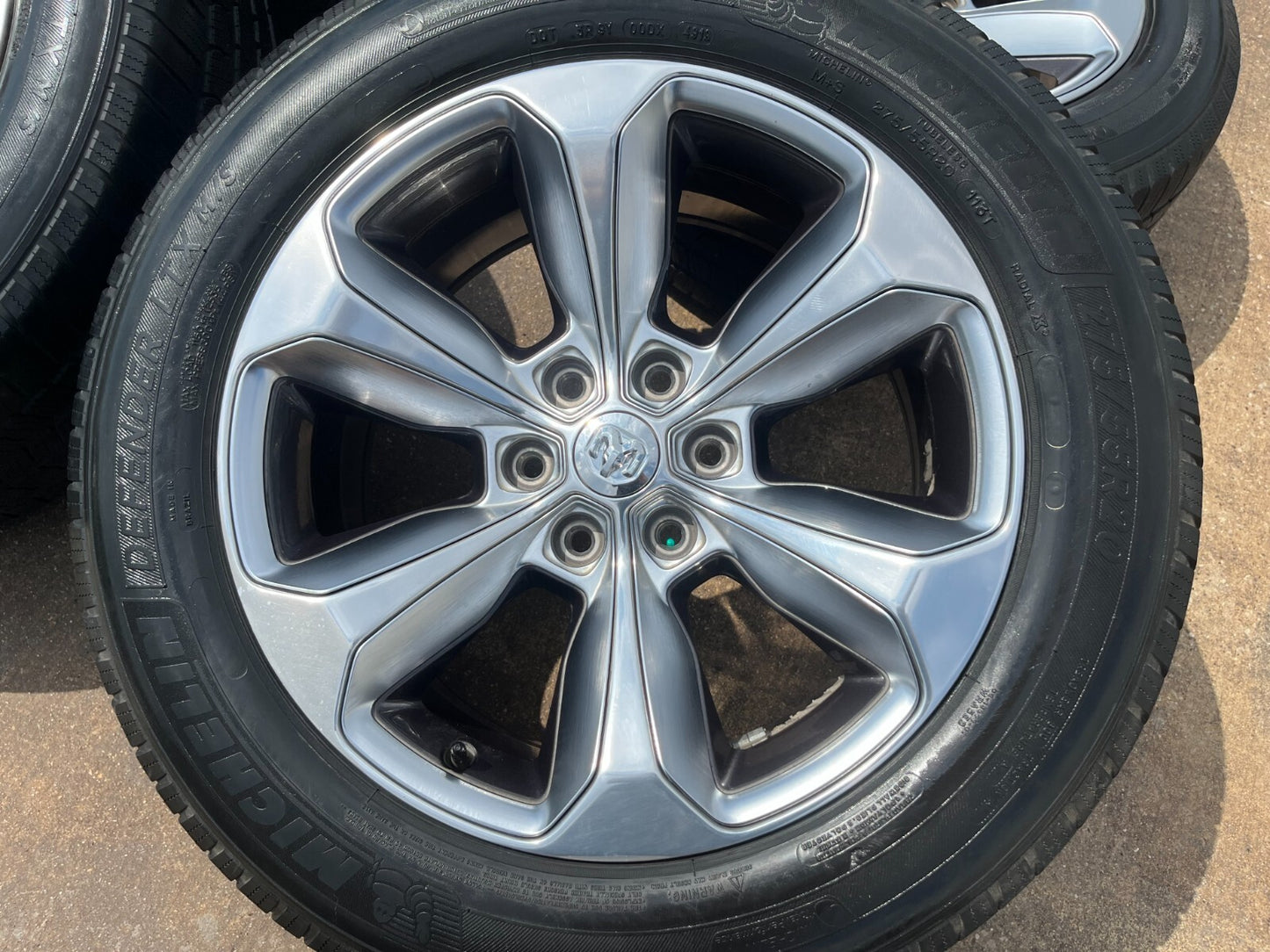 20" Dodge Ram 1500 OEM Laramie wheels rims 2681 tires MICHELIN