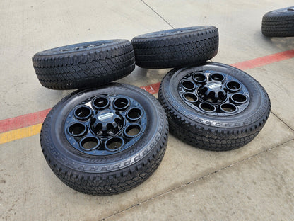 20" Ford F-250 F-350 OEM black Lariat wheels rims 10299 10484 tires DISCOUNTED