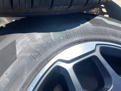 18" Dodge RAM 2500 3500 OEM 68629288 wheels rims tires CONTINENTAL