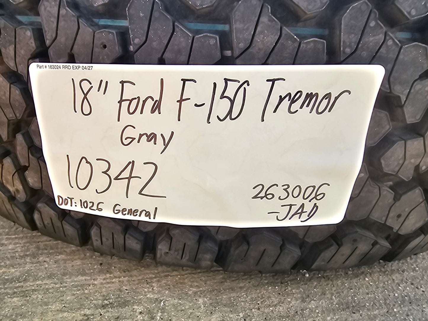 18" Ford F-150 TREMOR OEM rims wheels 10342 95351 SET Expedition GENERAL NEW
