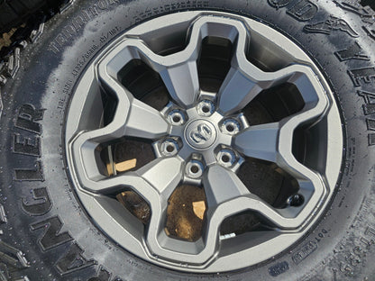 18" Dodge Ram 1500 TRX RHO GRAY OEM 66002 wheels rims SET TERRITORY A/T 35"