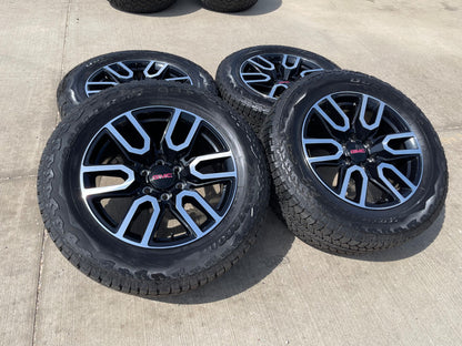 20" GMC Sierra Yukon AT4X Silverado OEM 5914 wheels rims SET BRIDGESTONE A/T NEW