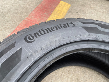(1) 265/60/20 Continental Terrain Contact H/T OWL tire 118R LT 10 PLY LRE NEW