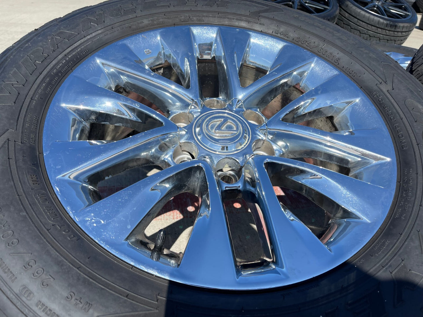 18" Lexus GX460 GX470 Tacoma 4Runner OEM CHROME wheels rims 74297 tires