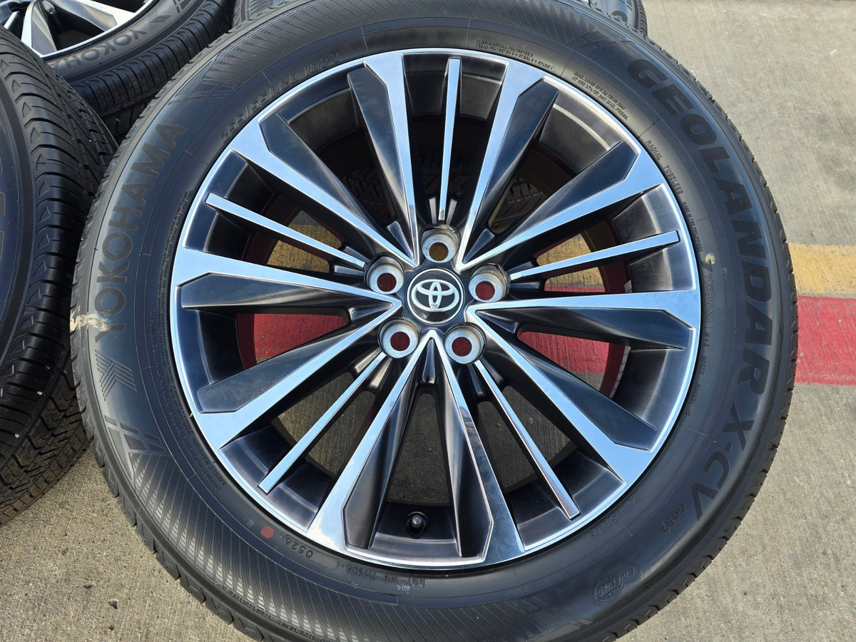 20" Toyota Grand Highlander OEM 10527 wheels rims TX350 TX500 2025 2026 2027 NEW
