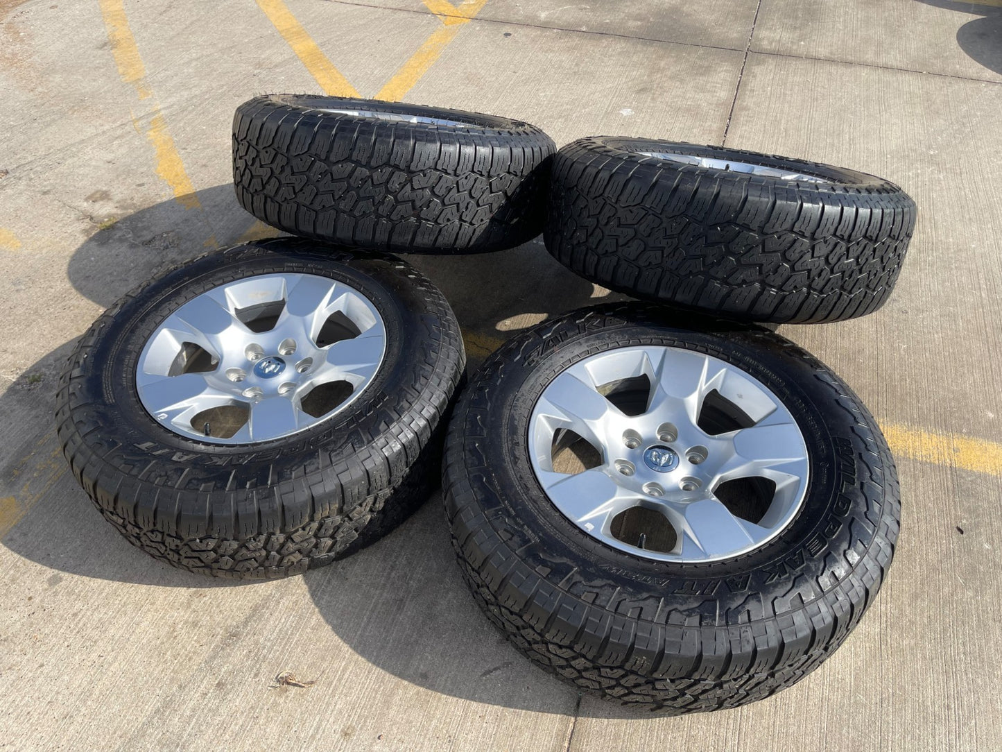 18" Ram 1500 OEM 2669 wheels rims 2021 2022 2023 2024 2025 2026 FALKEN