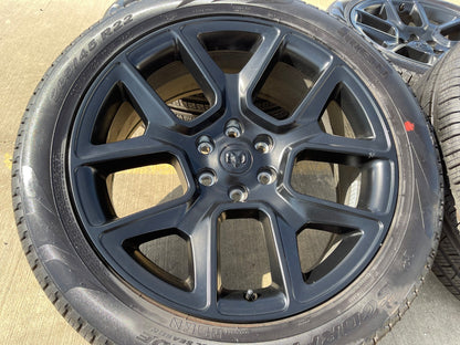 22" Dodge Ram 1500 OEM LIMITED Laramie wheels rims SET 2725 2684 PIRELLI NEW