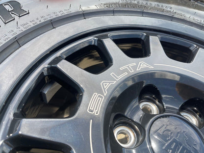(4) 18" AEV SALTA GMC Sierra AT4X Chevy Silverado OEM rims wheels 2024 2025 NEW