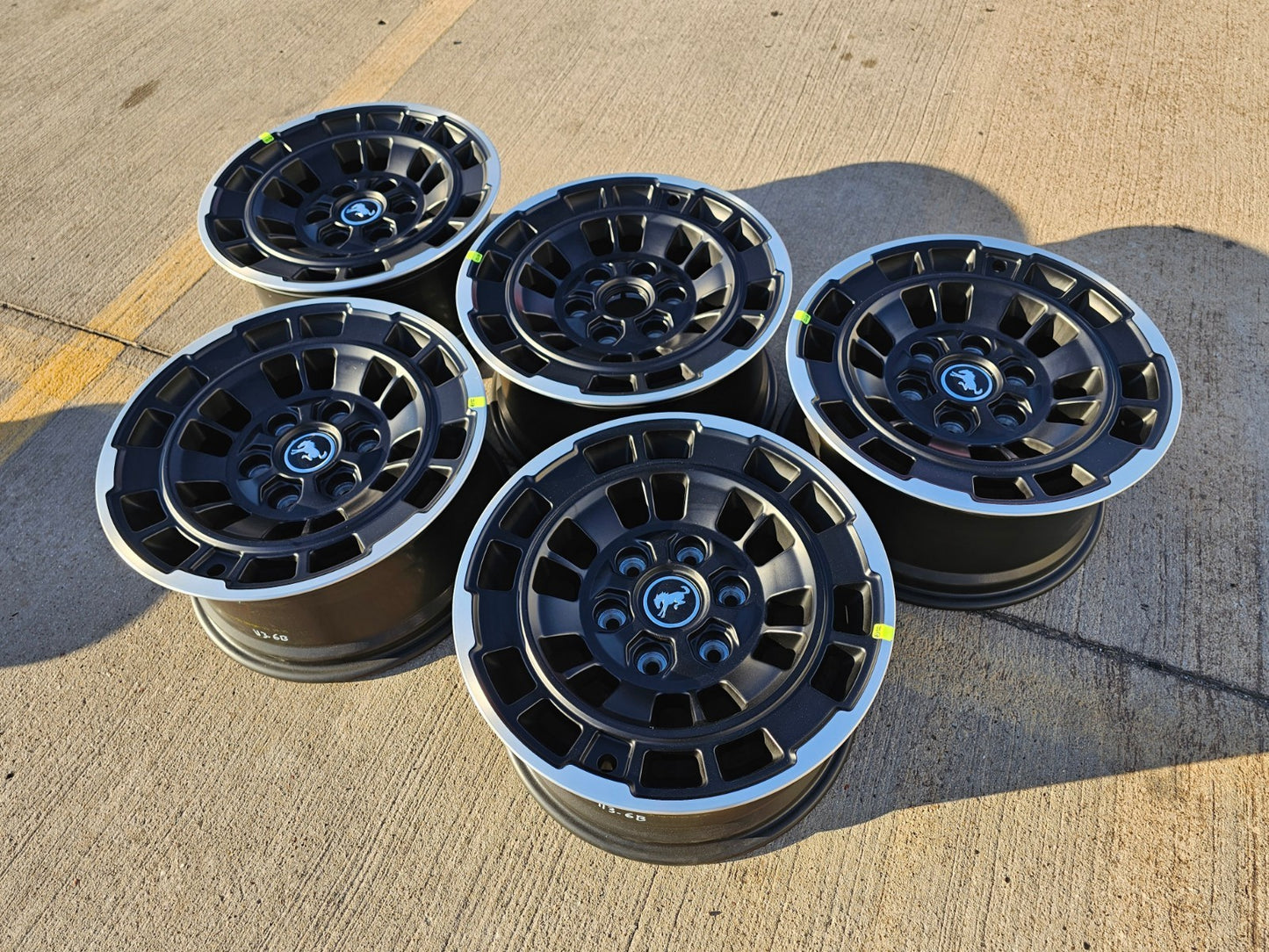 (5) 17" Ford Bronco wheels rims OEM 22025 Ranger 2023 2024 2025 2026 NEW