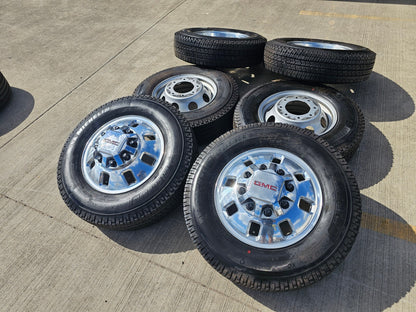 18" GMC Sierra 3500 Dually rims wheels OEM 8x210 2024 2025 NEW MICHELIN