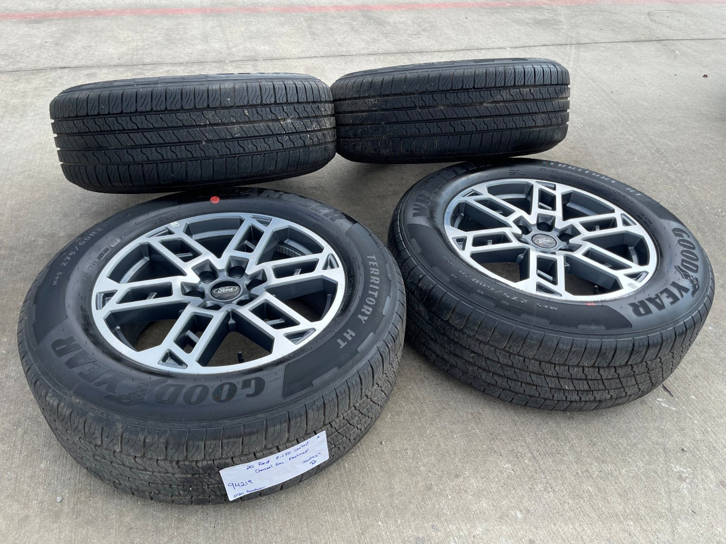 20" Ford F-150 LARIAT Limited OEM 94219 rims wheels Expedition GOODYEAR 2026 NEW
