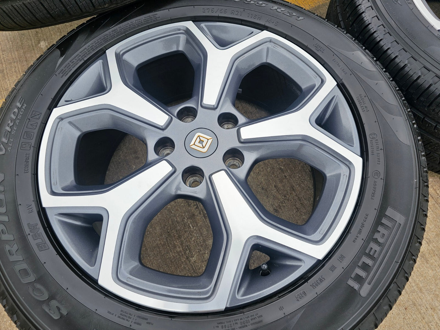 (4) 21" Rivian R1T R1S OEM wheels rims 2022 2023 2024 2025 2026 2027