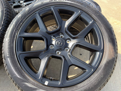 22" Dodge Ram 1500 OEM LIMITED Laramie wheels rims SET 2725 2684 PIRELLI NEW