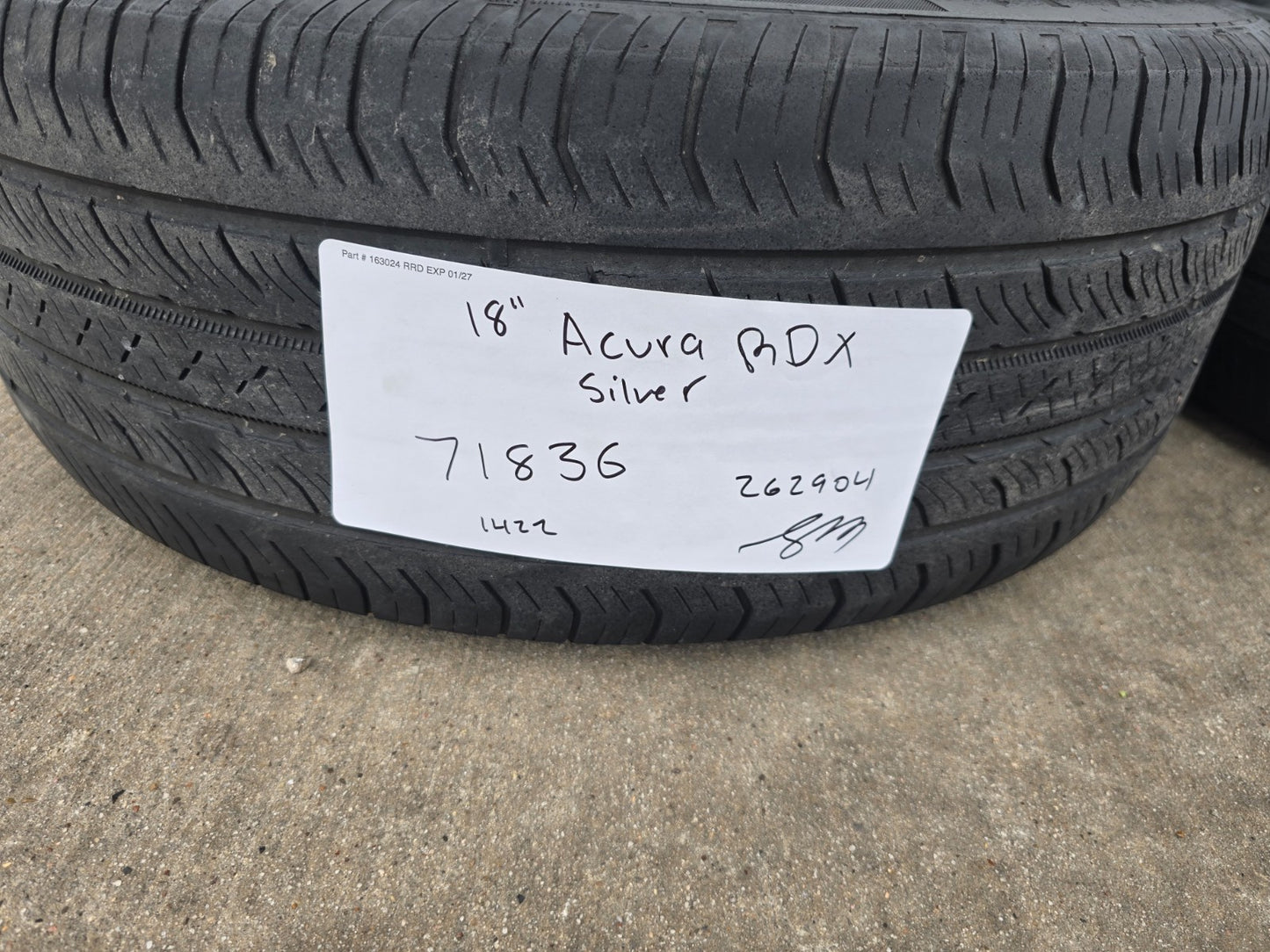 18" Acura RDX ILX Honda Accord CR-V OEM wheels rims 71836 tires