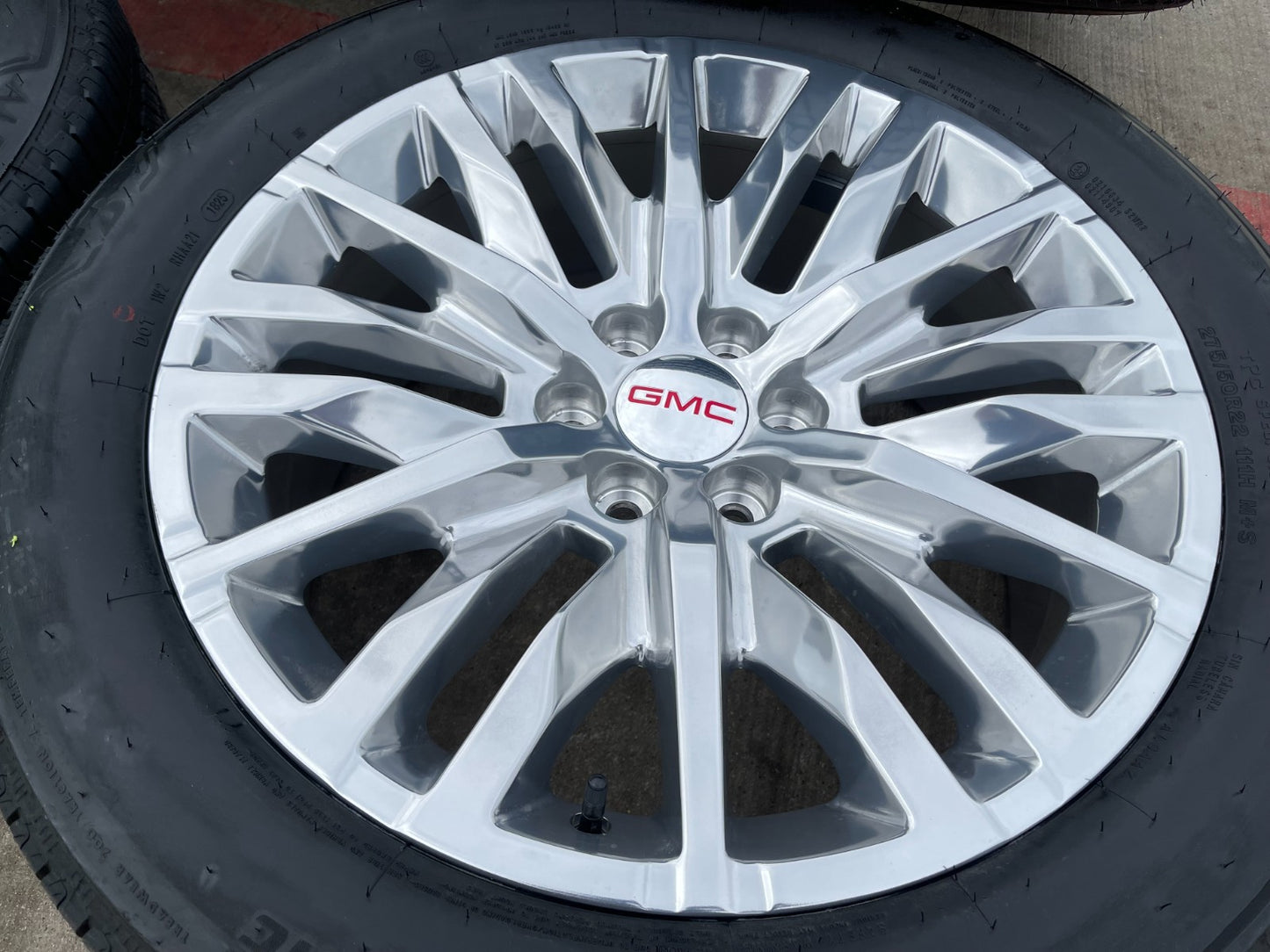 22" GMC Sierra Yukon DENALI Silverado OEM 5921 wheels rims 2021 2022 2023 NEW