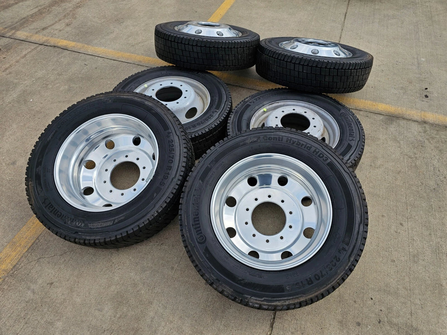 19.5" Ford F-450 Dually F-550 rims wheels RAM 4500 OEM 10x225 2023 2024 2025 NEW