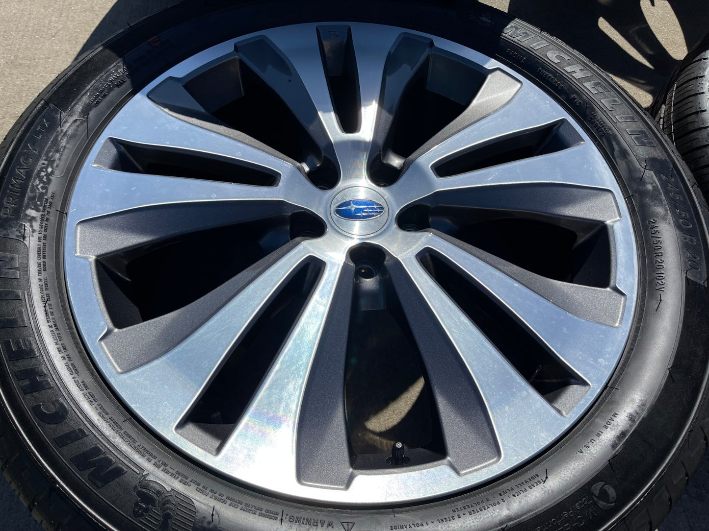 20" Subaru Ascent Outback Legacy Forester OEM 68872 wheels rims NEW MICHELIN