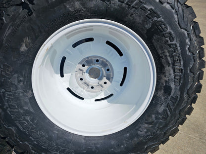 17" Ford Bronco HERITAGE SASQUATCH OEM 10463 wheels rims white 35" BFG NEW