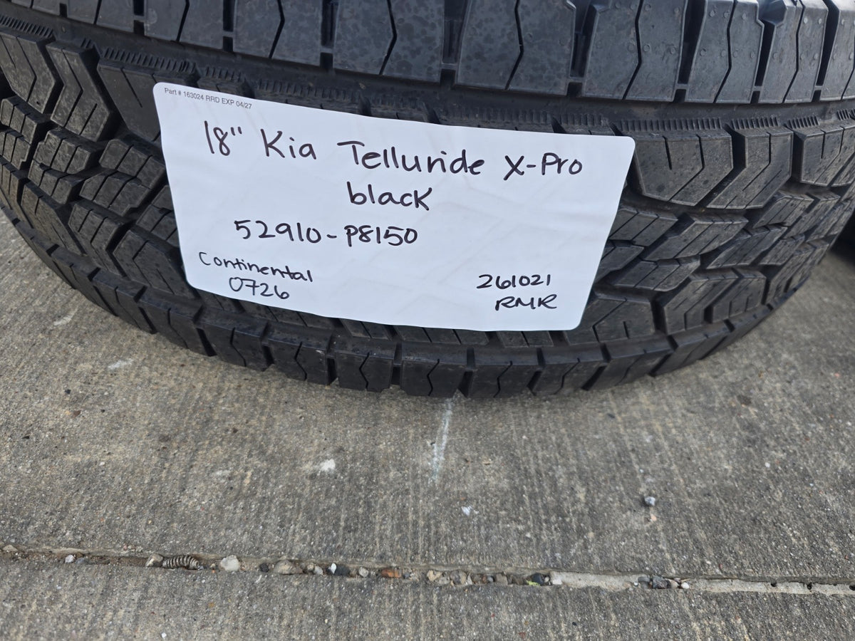18" Kia Telluride X-PRO OEM wheels rims Sorento Sedona 2025 2026 2027 SET NEW