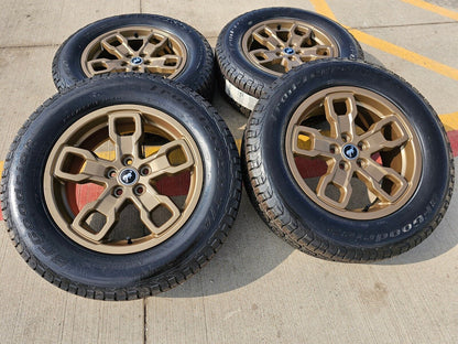 17" Ford Bronco Sport rims wheels HERITAGE 95019 10325 OEM factory 2024 2025 NEW