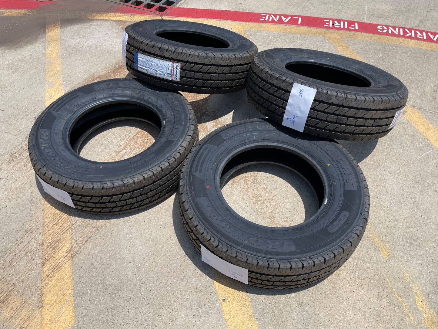 (4) 245/75/17 Ironman All Country CHT tires 245/75/17 M+S LT 10 ply LRE NEW