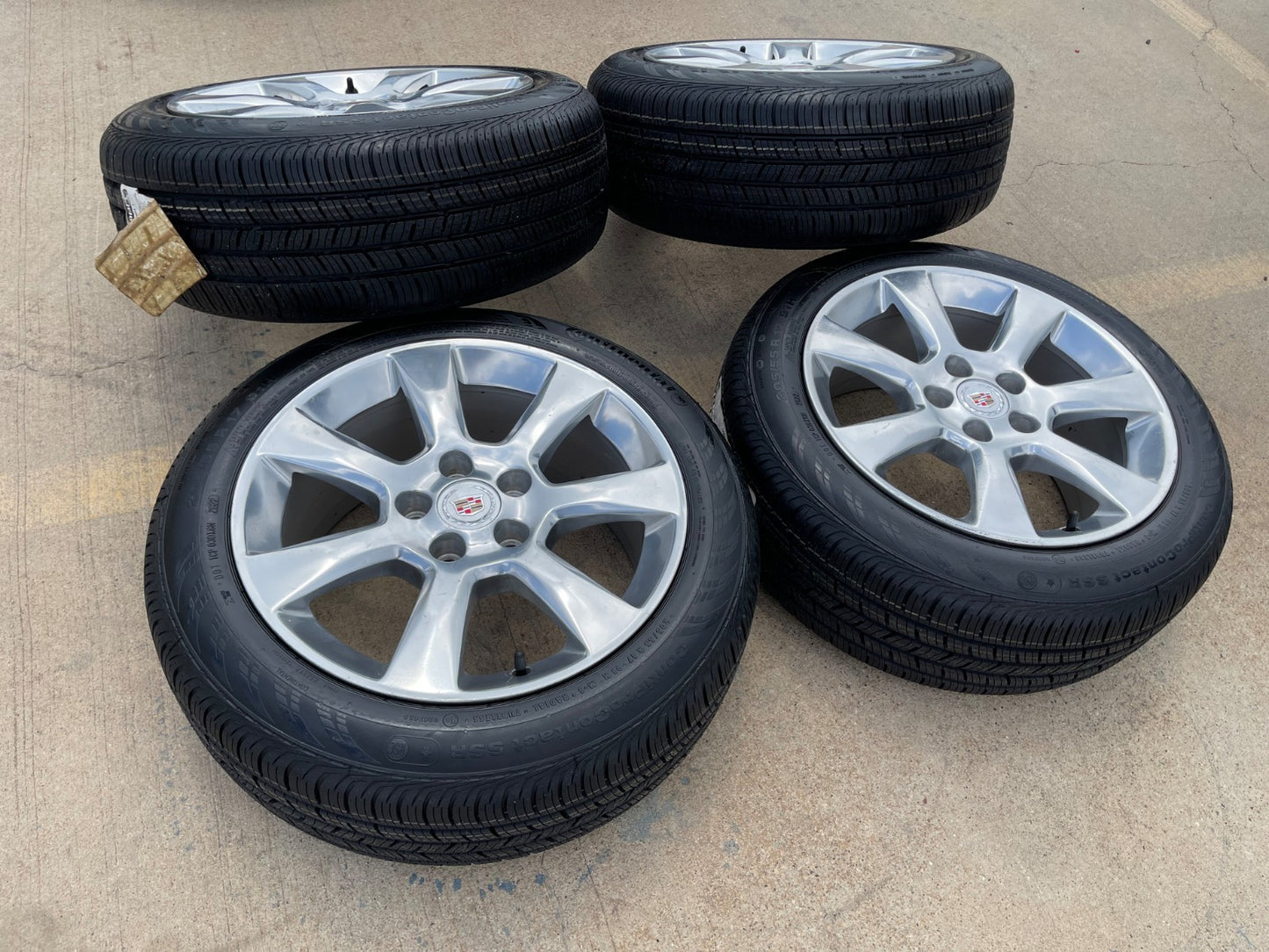 17" Cadillac ATS OEM 4702 wheels rims SET CONTINENTAL NEW