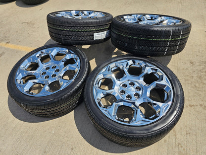 NEW 24" GMC Yukon Sierra Tahoe Cadillac Escalade V OEM wheels rims SET NEW