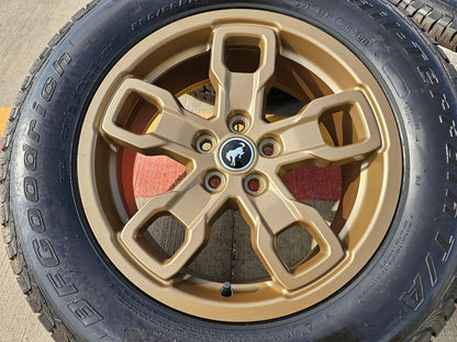 17" Ford Bronco Sport rims wheels HERITAGE 95019 10325 OEM factory BFG NEW