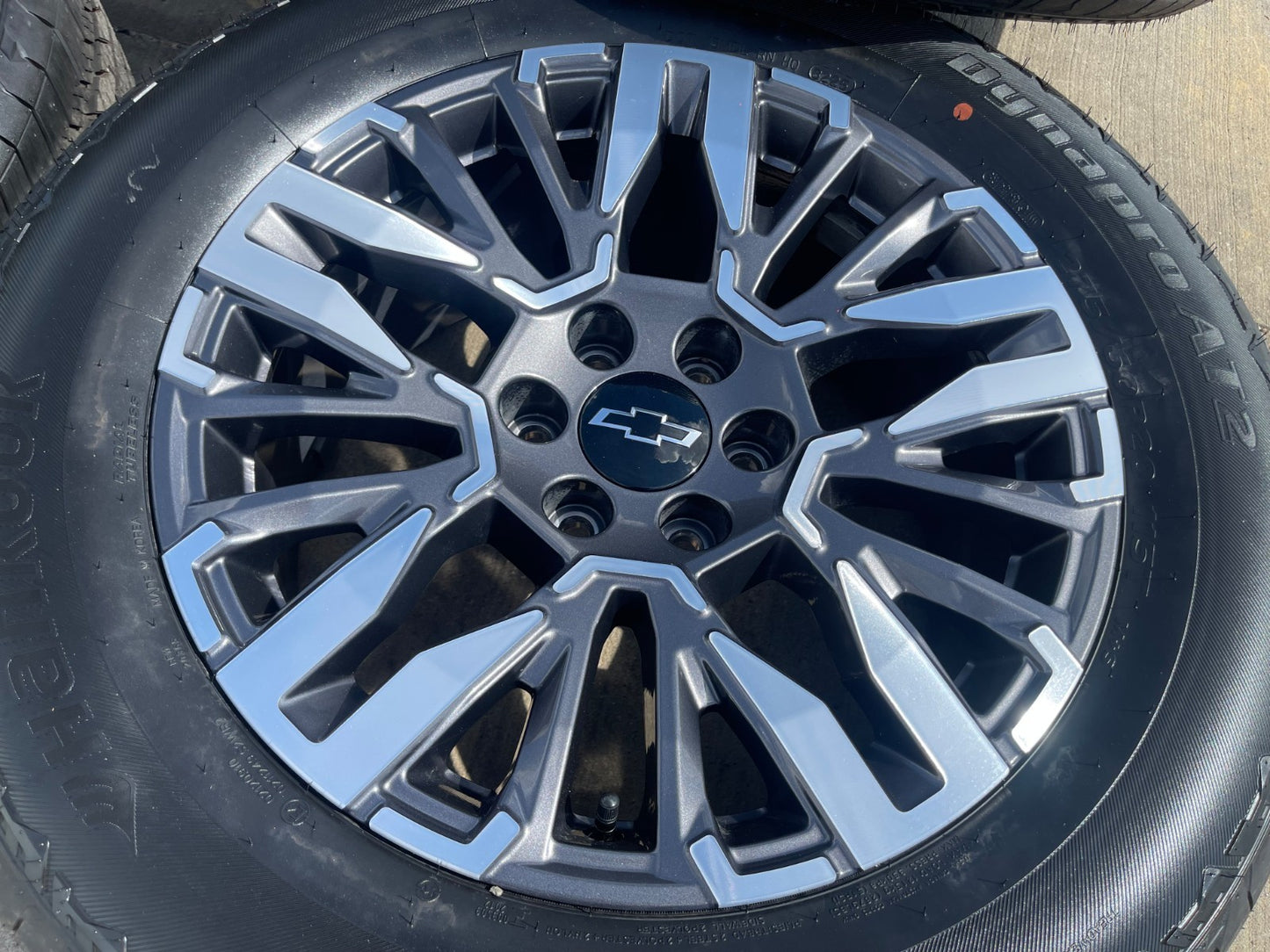 20" Chevy Silverado Z71 GMC Sierra Canyon OEM wheels rims 2025 2026 2027 SET NEW