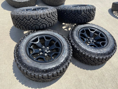 18" Dodge Ram 1500 TRX RHO Black OEM 66002 wheels rims DURATRAC 33" NEW
