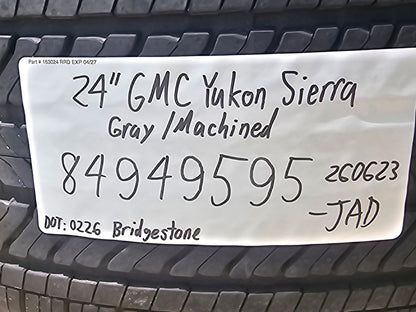 (1) 24" GMC Yukon Sierra DENALI OEM wheel rim tire 2022 2023 2024 2025 2026 2027