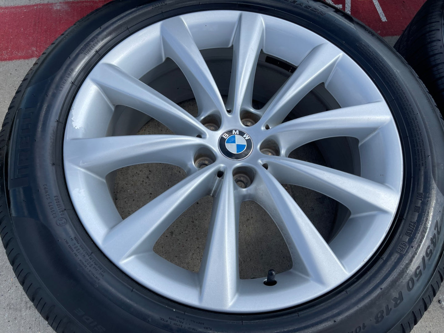 18" BMW 640i 740i 750i 840i GT 5 6 7 8 Series OEM 86272 wheels rims PIRELLI SET