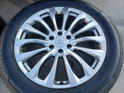 22" Infiniti QX80 QX56 Nissan Titan OEM 62799 73770 wheels rims tires SET
