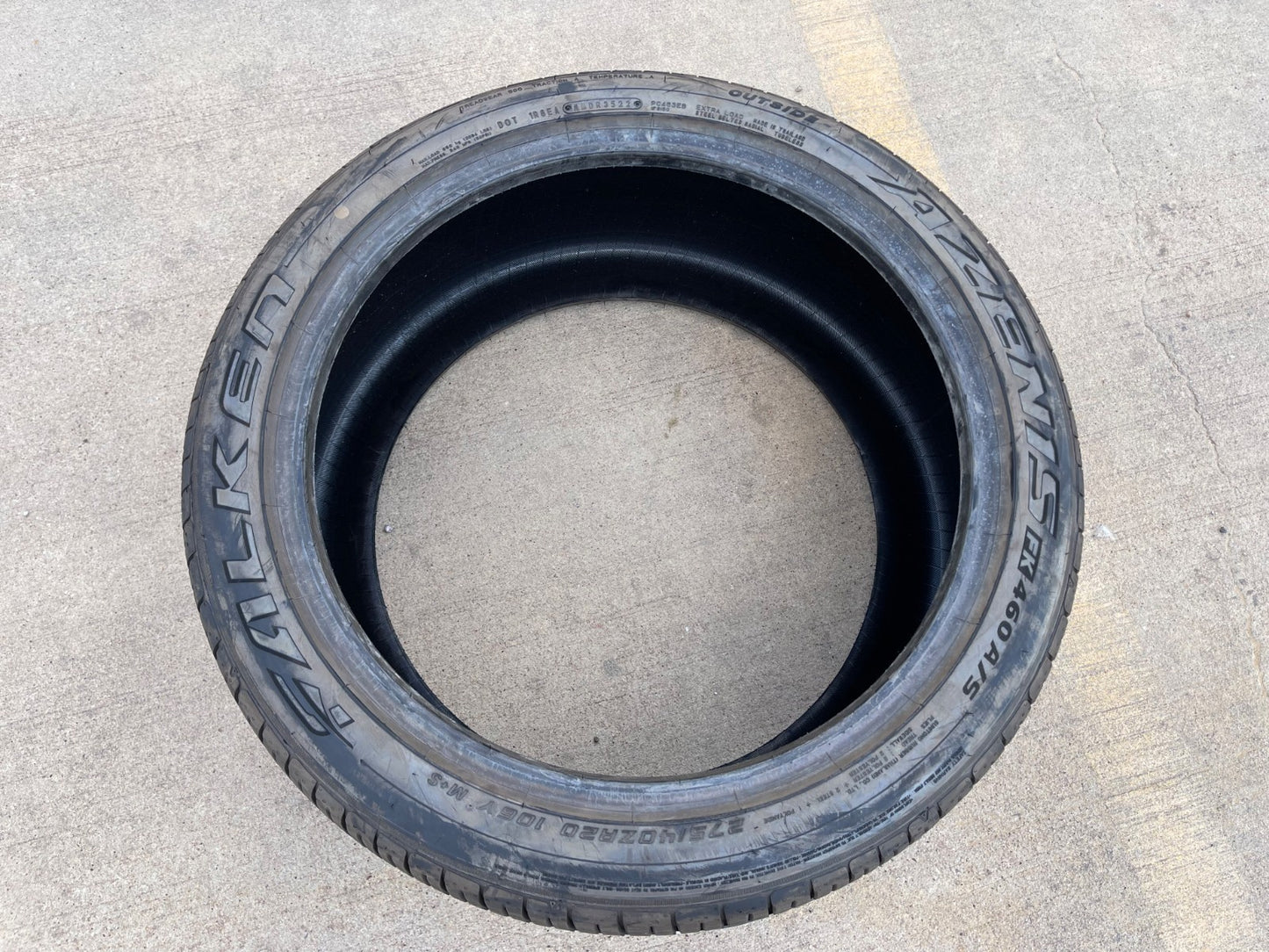 (1) 275/40/20 Falken Azenis FK460 A/S tire 275/40R20 106Y M+S NEW