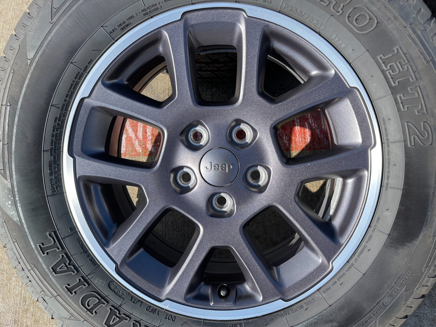 18" Jeep Gladiator Overland OEM wheels rims Wrangler 9241 96494 tires