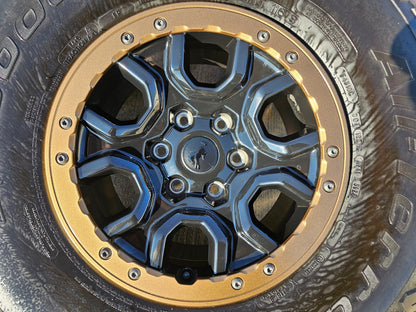 17" Ford Bronco SASQUATCH wheels rims BEADLOCK 10388 Ranger BFG KO2 A/T 37"