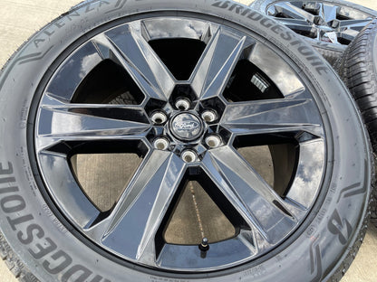 22" Ford F-150 LOBO LARIAT OEM black rims wheels SET Expedition 2026 2027 NEW