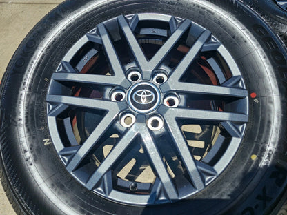 18" Toyota Tundra Sequoia OEM wheels rims GRAY 75281 LX600 2024 2025 NEW