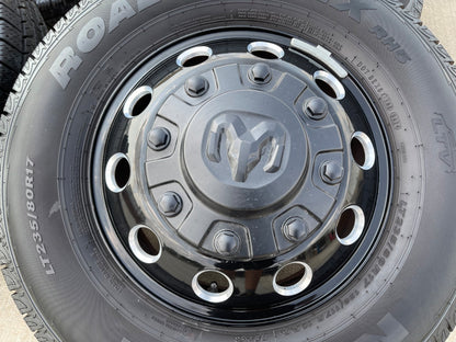 17" Dodge Ram 3500 Dually Laramie wheels rims 2706 2707 OEM black 2024 2025 2026