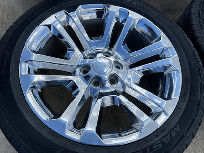22" GMC Yukon DENALI OEM 4741 wheels rims tires Sierra SET DISCOUNTED