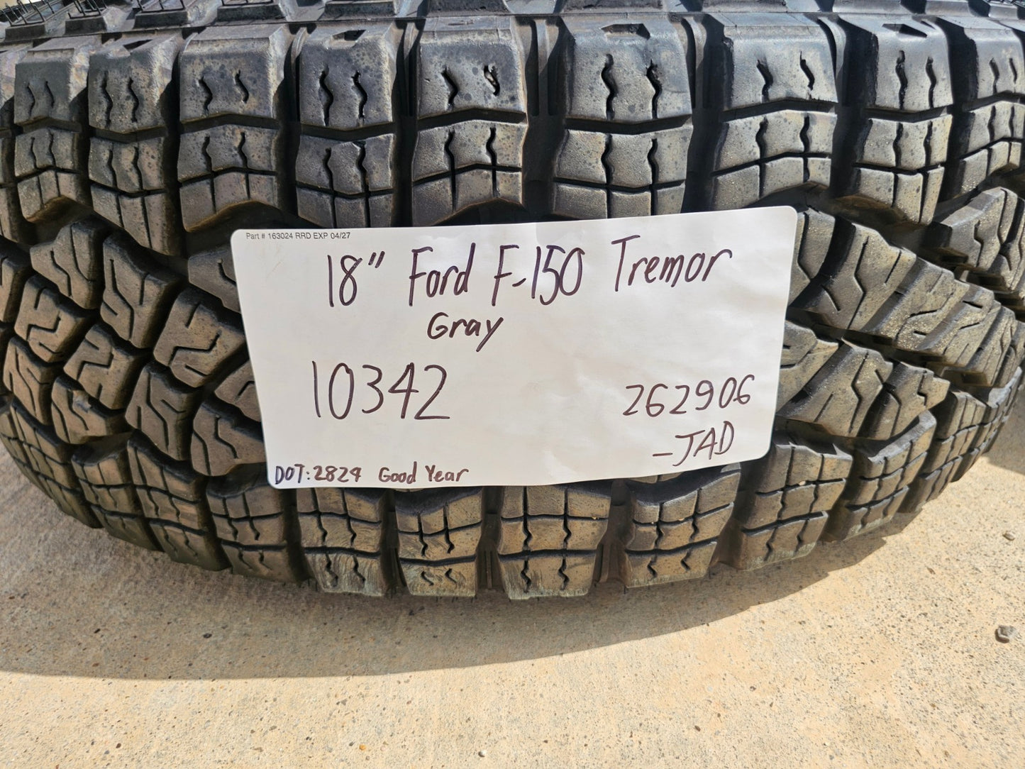18" Ford F-150 TREMOR OEM rims wheels 10342 95351 SET Expedition 2025 2026 2027
