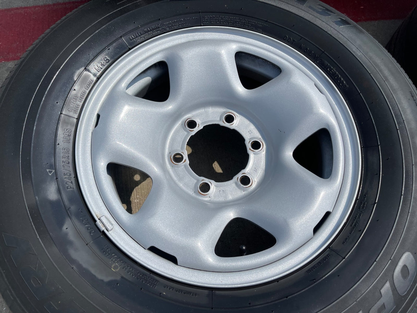 16" Toyota Tacoma wheels rims tires 75192 OEM 4Runner FJ Cruiser