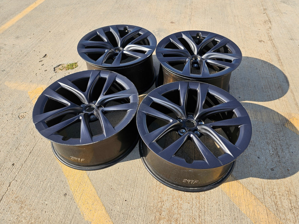 21" Tesla Model S OEM 210077 210078 PLAID wheels rims 2024 2025 2026 2027 SET
