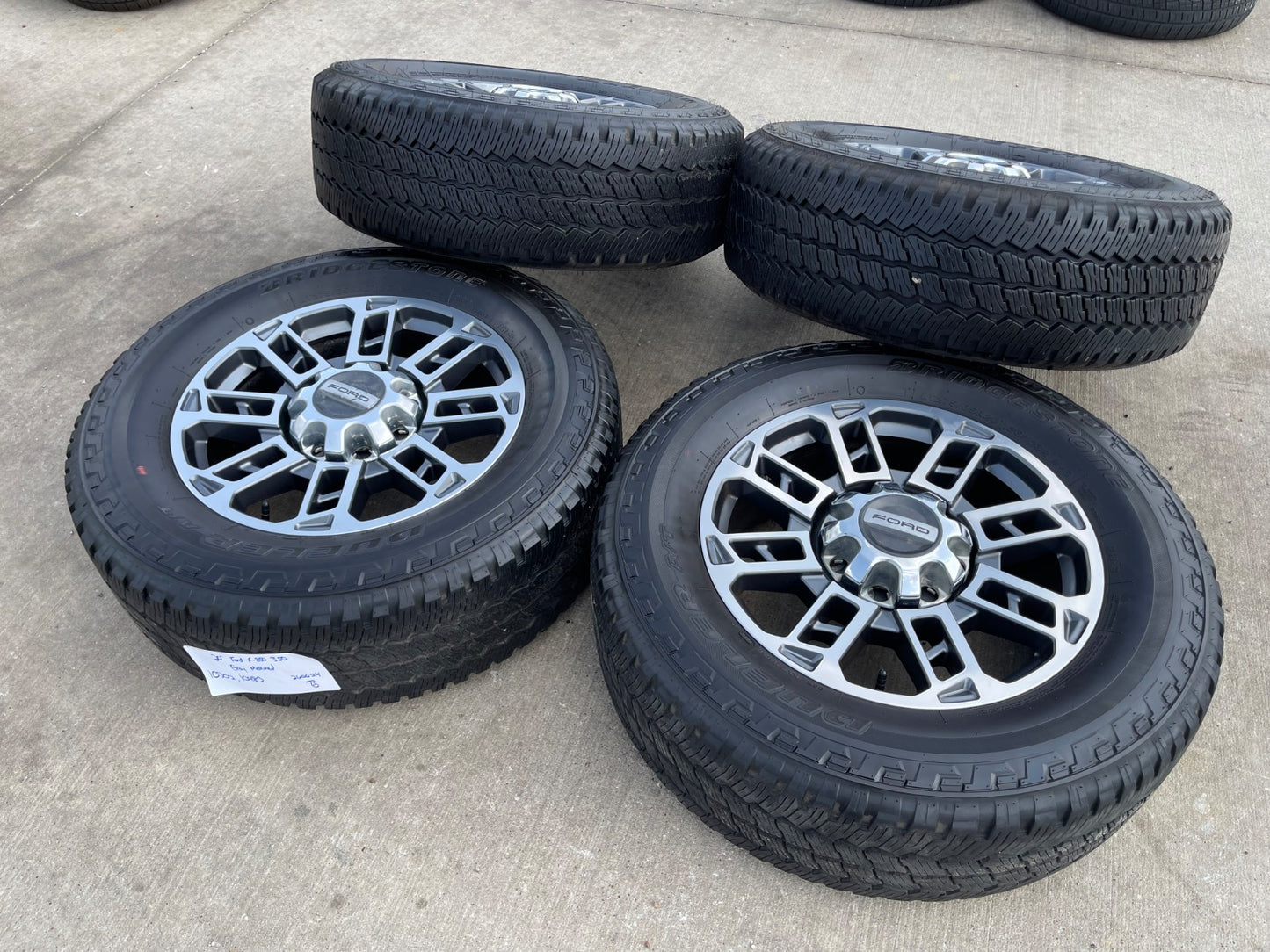 20" Ford F-250 F-350 OEM 10302 10483 LIMITED SET wheels rims 2023 2024 2025 2026